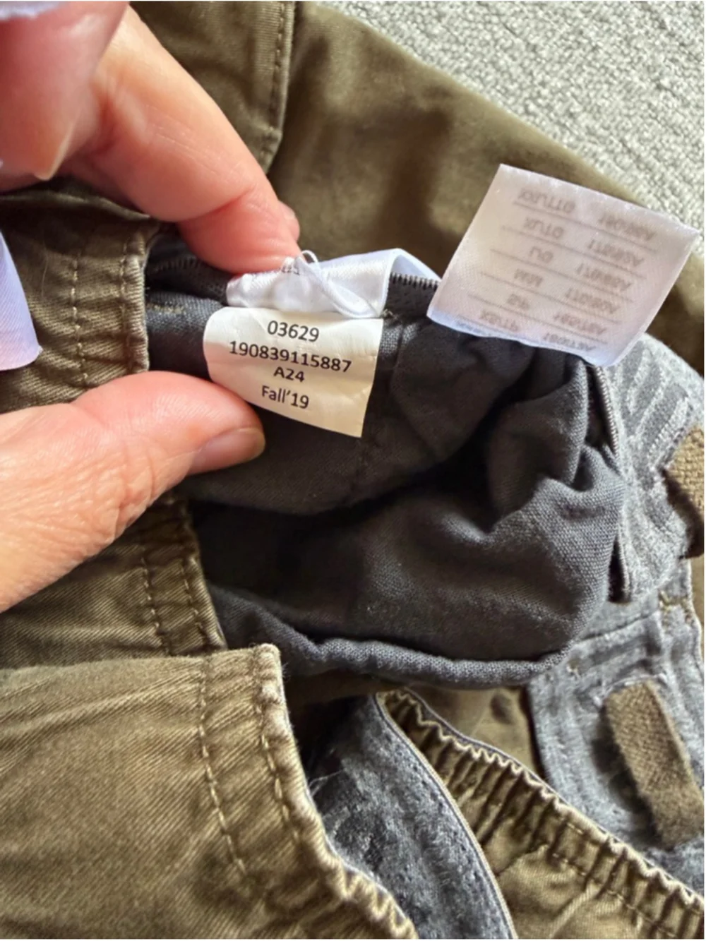 Roots green Cargo joggers men’s size large - Picture 7 of 11